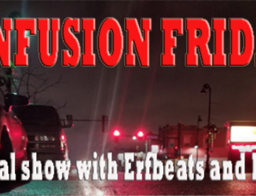 INFUSION FRIDAY on The Veltway tonight 8p-9p. Proceeds to benefit Friendly Tap Bar employees